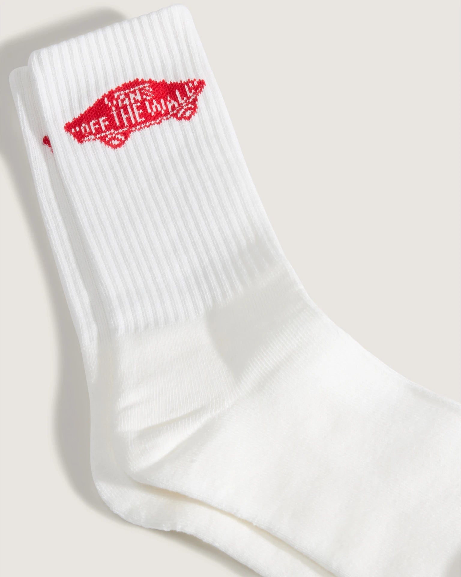 VANS Vans Classic Crew WHITE/RACING RED Zokni VN000T07KSF1 - 3