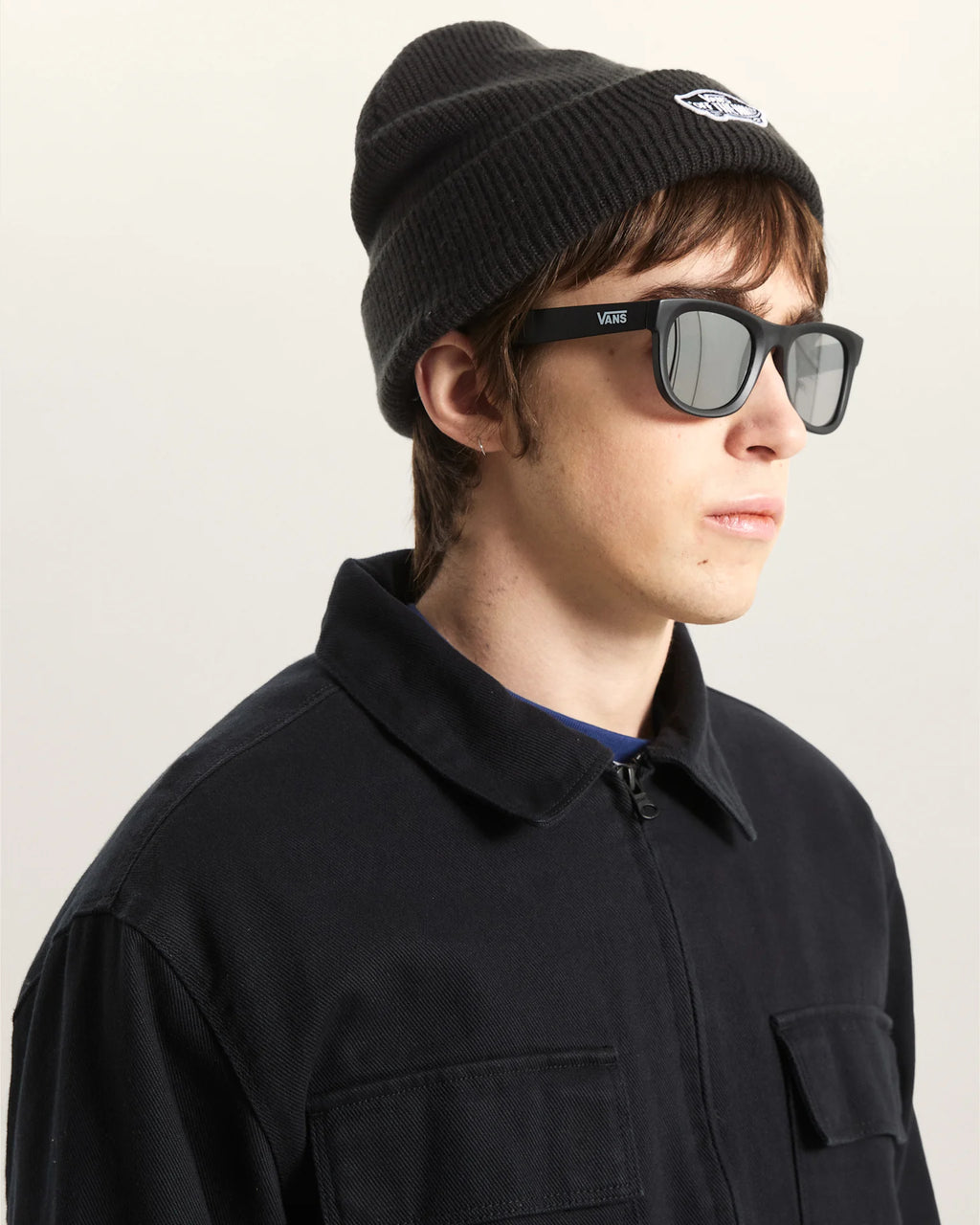 VANS Spicoli Sunglasses Matte Black/Silver Mirror Napszemüveg VN000T0ECVQ1 - 4