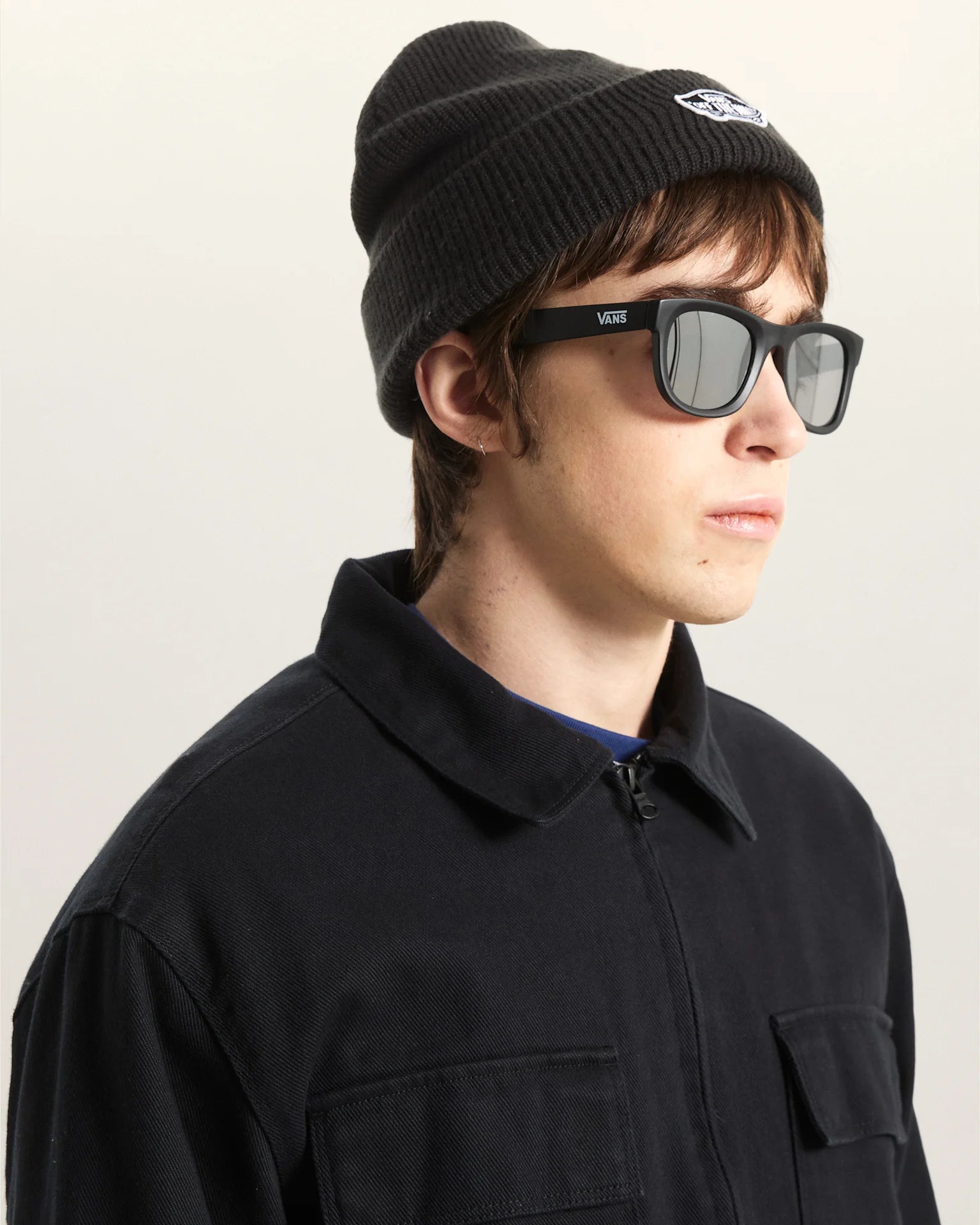 VANS Spicoli Sunglasses Matte Black/Silver Mirror Napszemüveg VN000T0ECVQ1 - 4