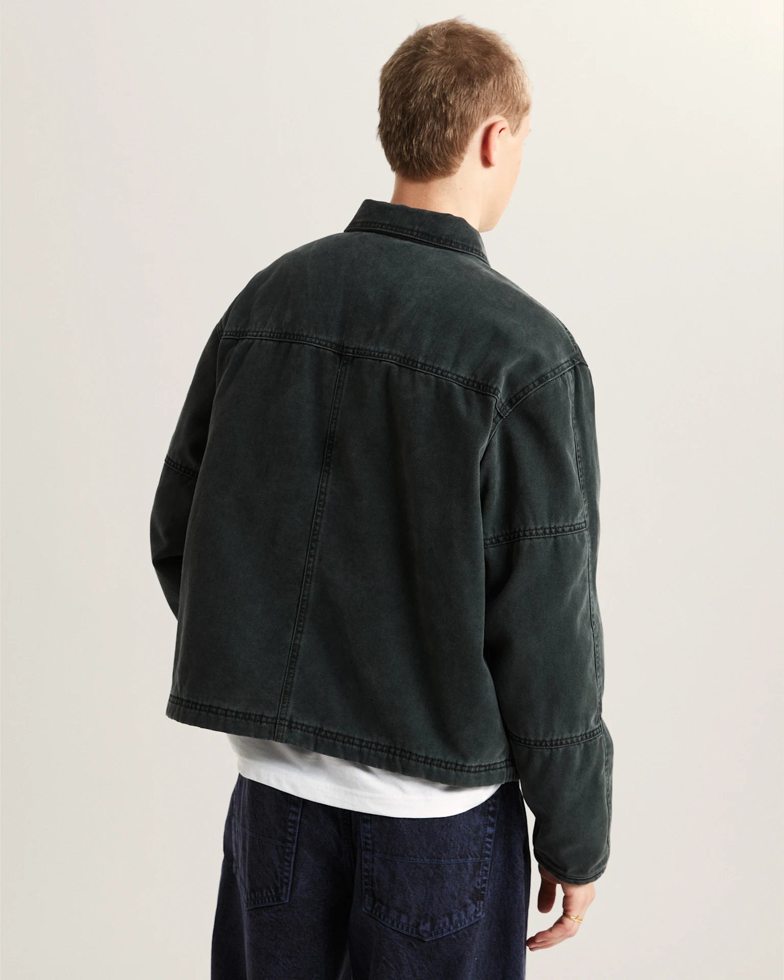 VANS Umber Pigment Canvas Jacket Black Kabát VN000T6KBLK1 - 5