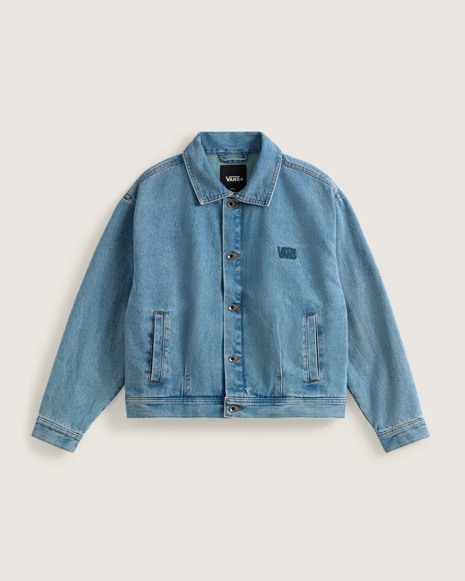 VANS Womens Pomona Station STONEWASH/BLUE Kabát VN000T6YCDX1 - 1