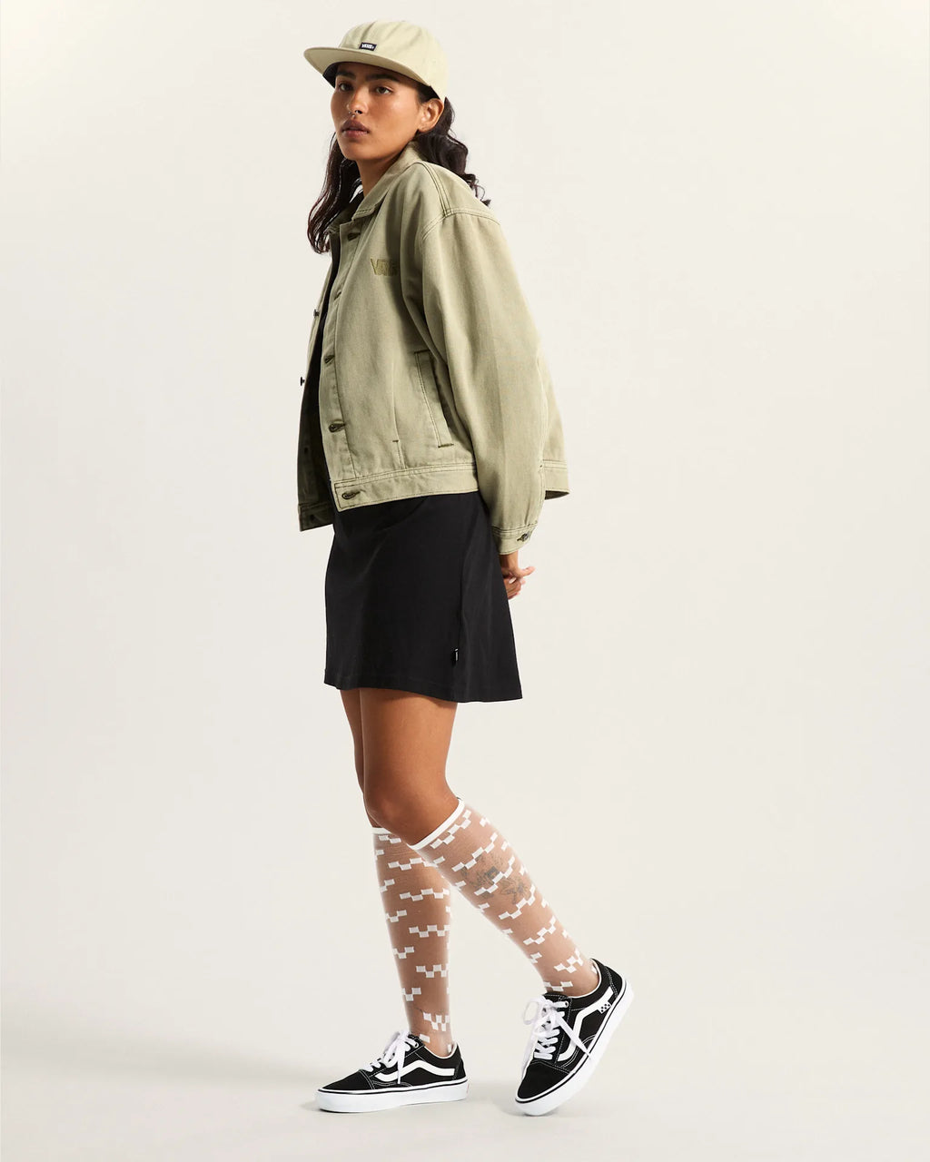 VANS Womens Pomona Station Jacket Soft Sage Kabát VN000T6YFSG1 - 7