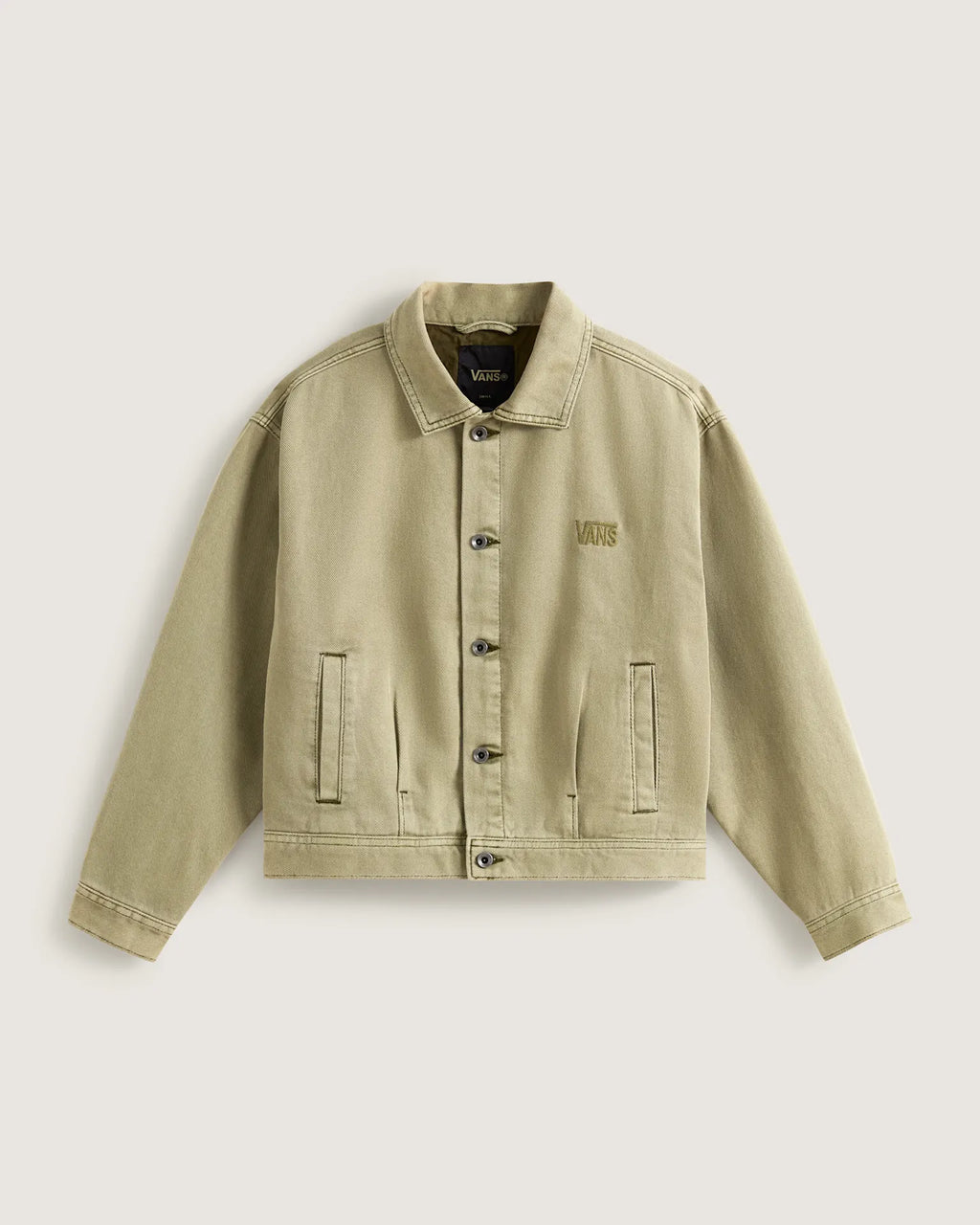 VANS Womens Pomona Station Jacket Soft Sage Kabát VN000T6YFSG1 - 1