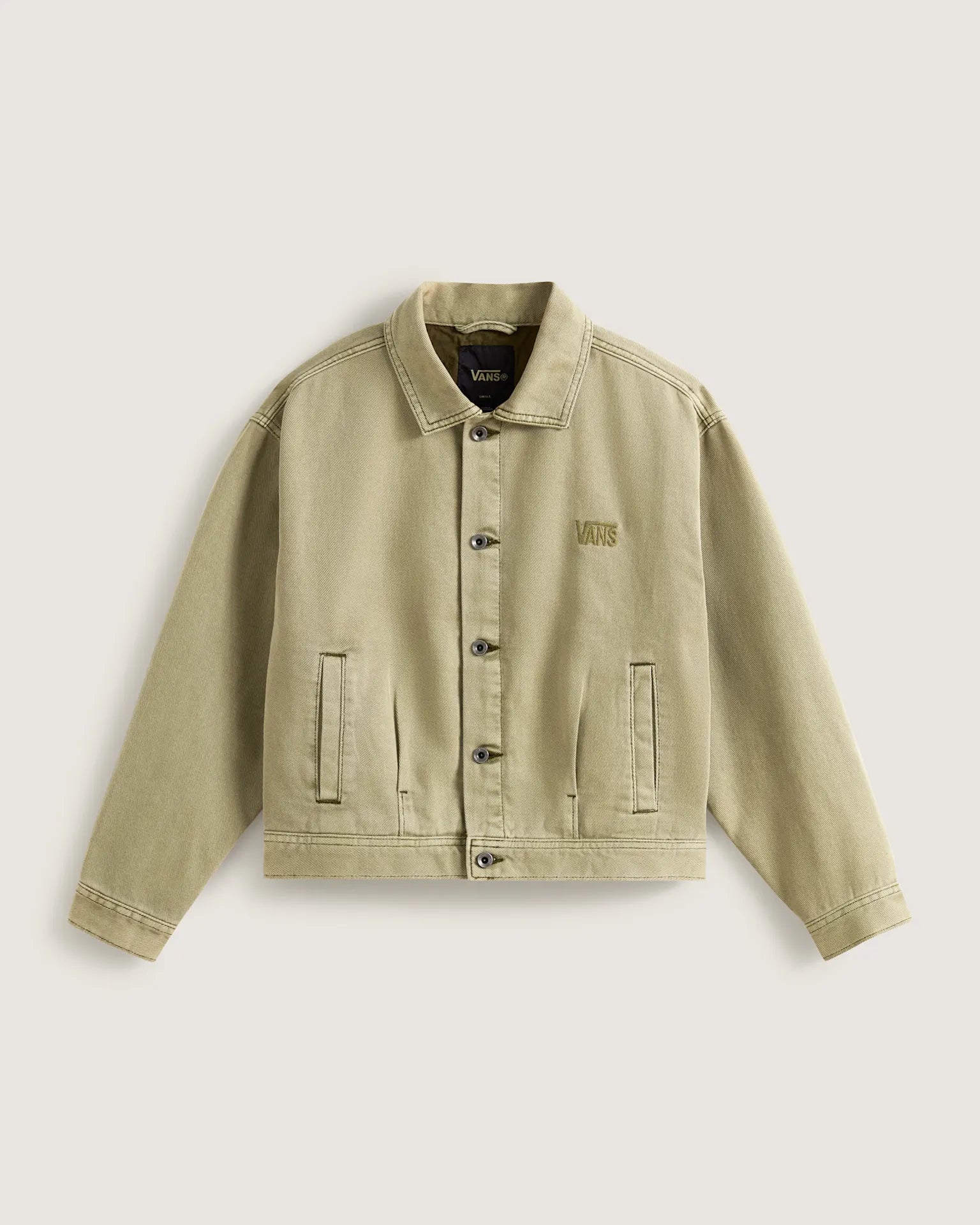 VANS Womens Pomona Station Jacket Soft Sage Kabát VN000T6YFSG1 - 1