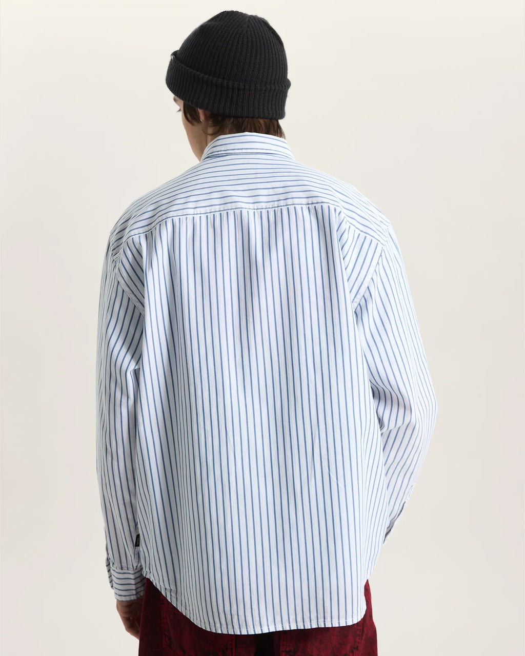 VANS Dobby Stripe LS Shirt White Ing VN000T76WHT1 - 4