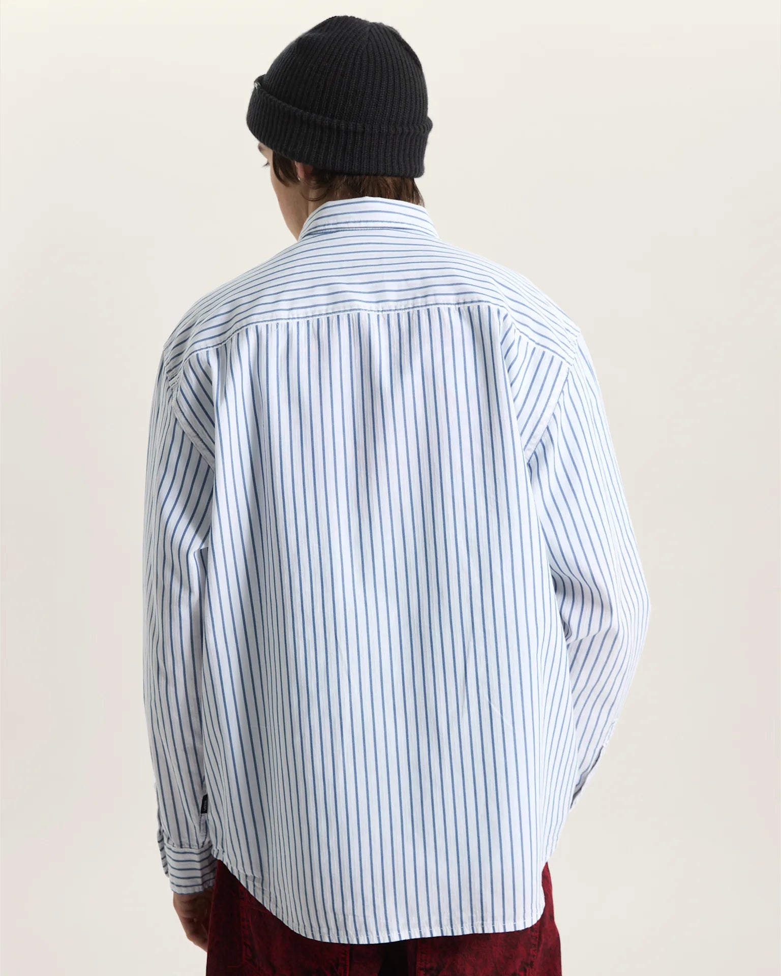 VANS Dobby Stripe LS Shirt White Ing VN000T76WHT1 - 4