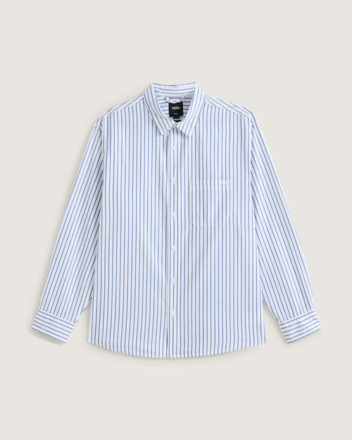 VANS Dobby Stripe LS Shirt White Ing VN000T76WHT1 - 1