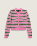 VANS Dolly Stripe Cardigan Pink Fizz Pulóver VN000T91FRQ1 - 1