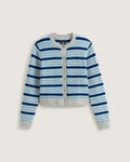 VANS LX Dolly Stripe Cardiga Cement Hthr/BrightAzure Pulóver VN000T91GDR1 - 1