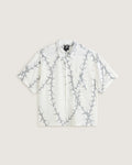 VANS Van Doren Printed Camp SS Shirt White Ing VN000T9UWHT1 - 1