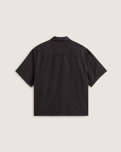 VANS Van Doren Tencel Check Camp SS Shirt Black Ing VN000TA4BLK1 - 2