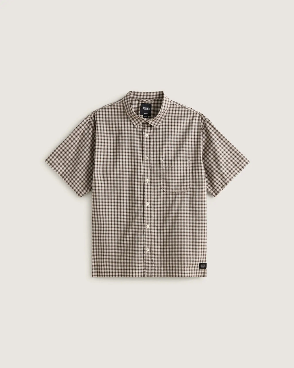 VANS Larkspur Mini Plaid SS Shirt Oatmeal/Demitasse Ing VN000TA6GCO1 - 1