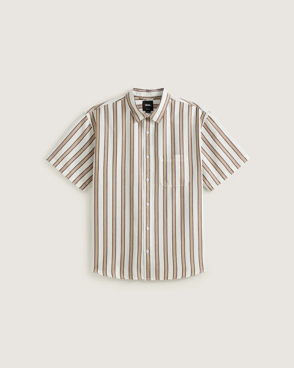 VANS Lawson Stripe SS Shirt WHITE/Potting Soil Ing VN000TADGCQ1 - 1