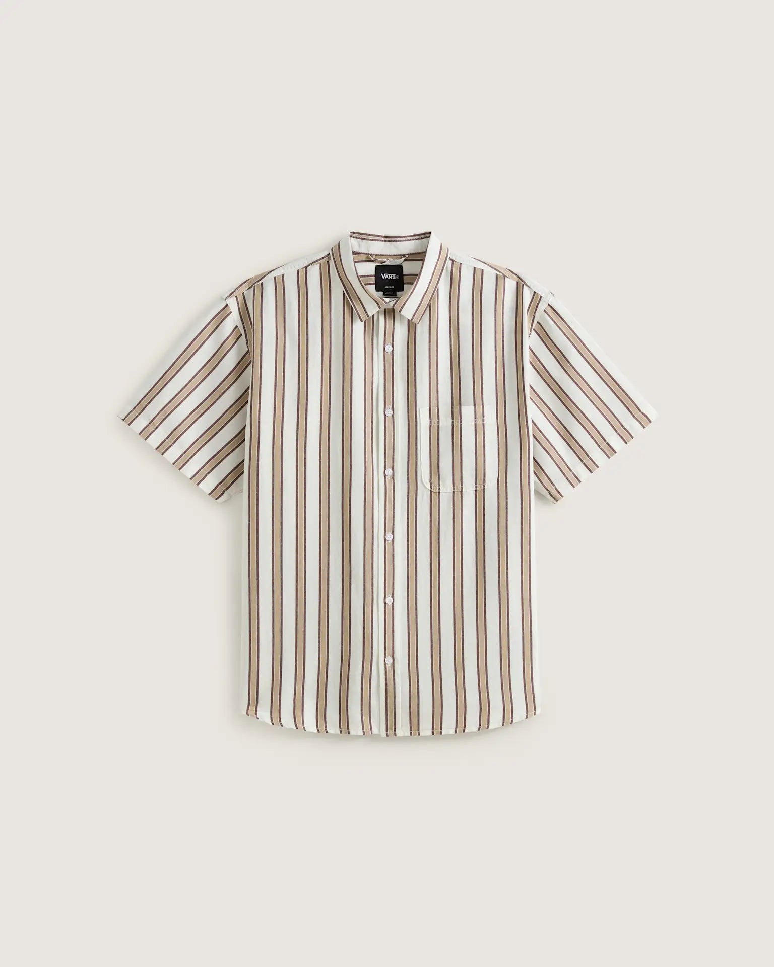 VANS Lawson Stripe SS Shirt WHITE/Potting Soil Ing VN000TADGCQ1 - 1