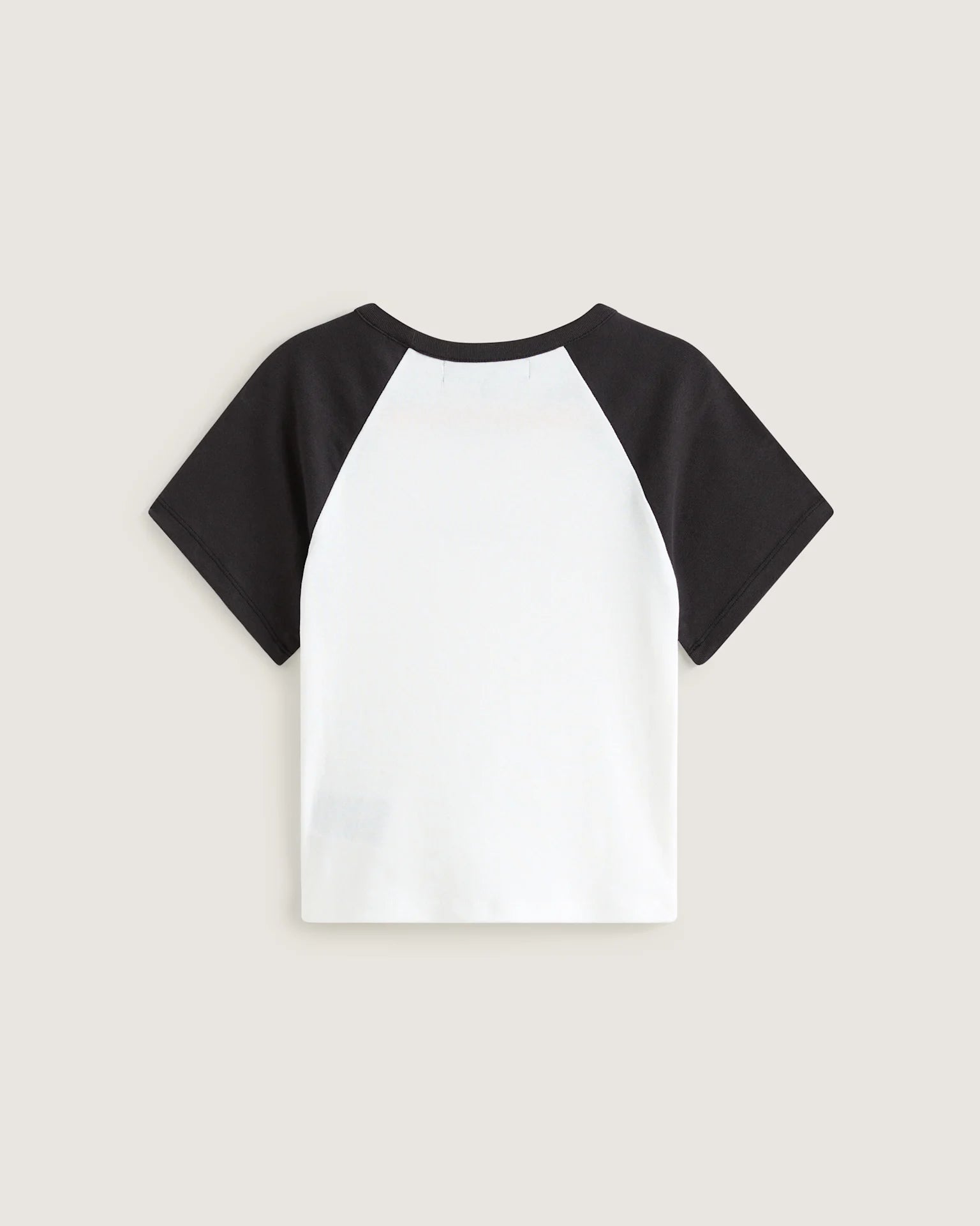 VANS Clare Baby Tee True White/Black Póló VN000TBSTWB1 - 2