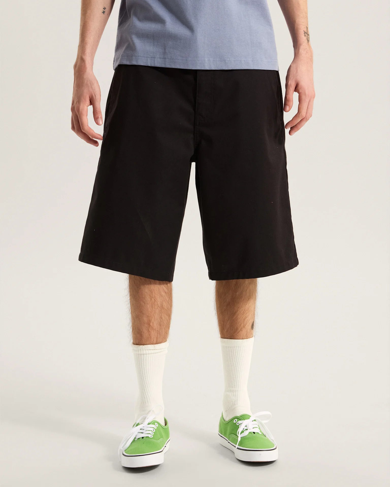 VANS Authentic Chino Loose Shorts Black Rövidnadrág VN000TCWBLK1 - 3