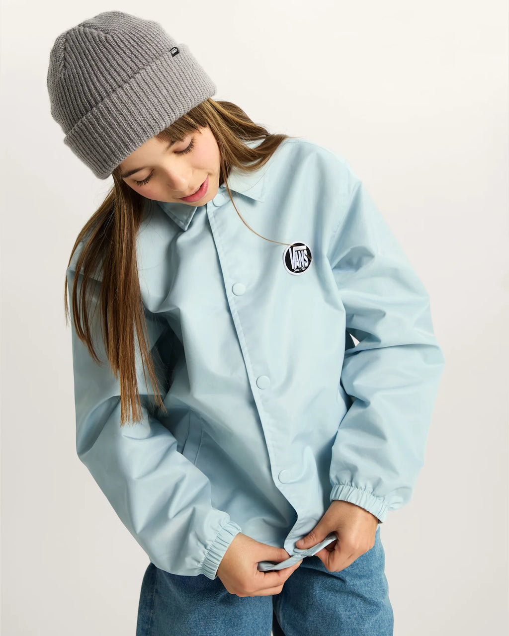 VANS New Torrey Coaches Jacket Dawn Mist Kabát VN000TECFOA1 - 6