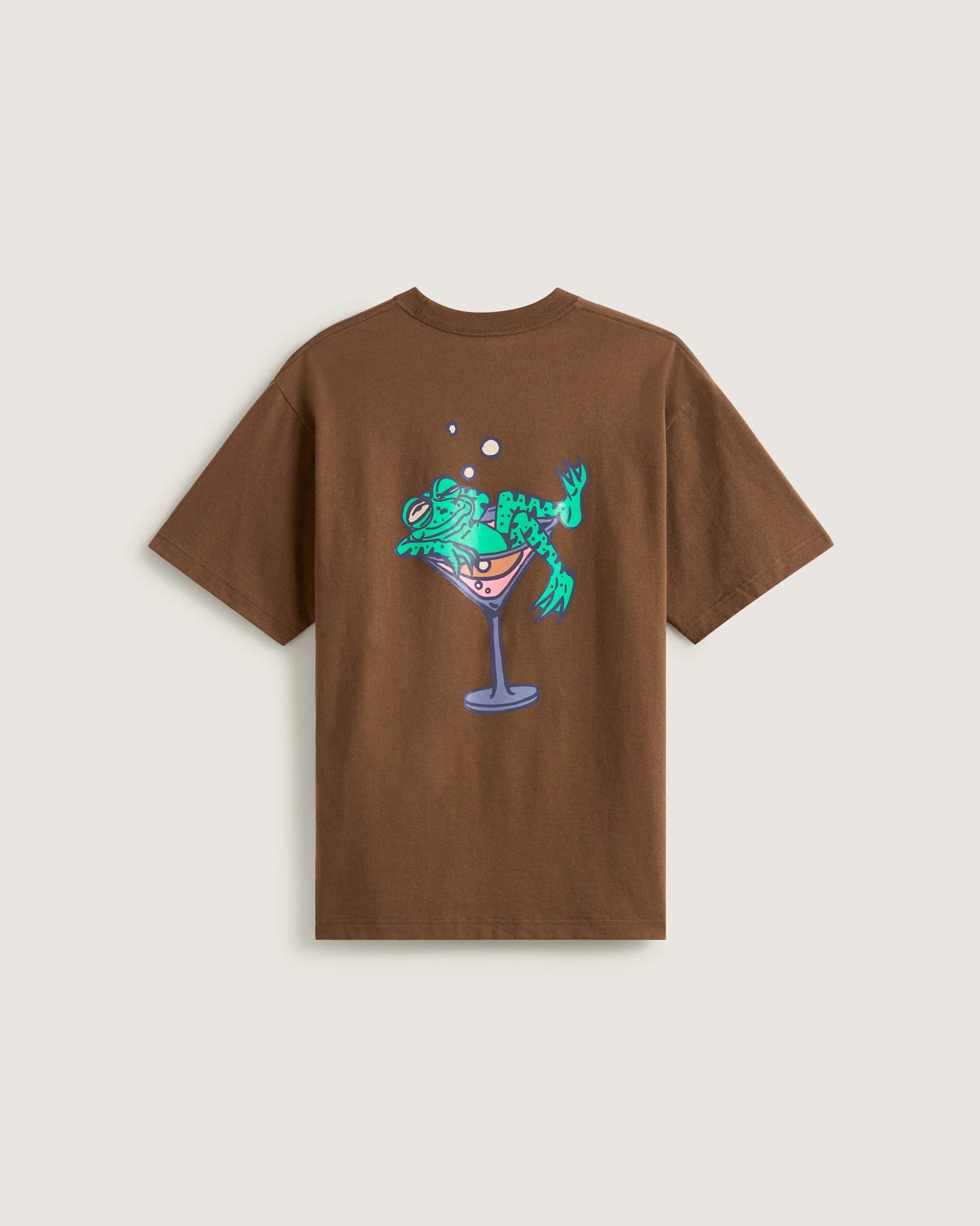 VANS Bar Hopper SS Tee Vintage Cocoa Póló VN000TQPFST1 - 2