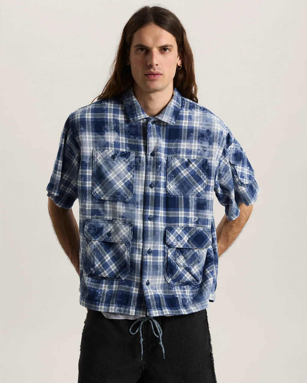 Vans OTW x TDC Double Layered Shacket Deep Indigo Textil VN000TSCFOB1 - 7