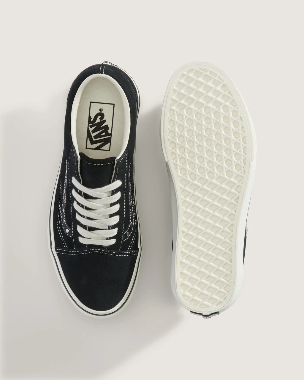 VANS Old Skool STUDS Black/Metallic Cipő VN000V25B5T1 - 3