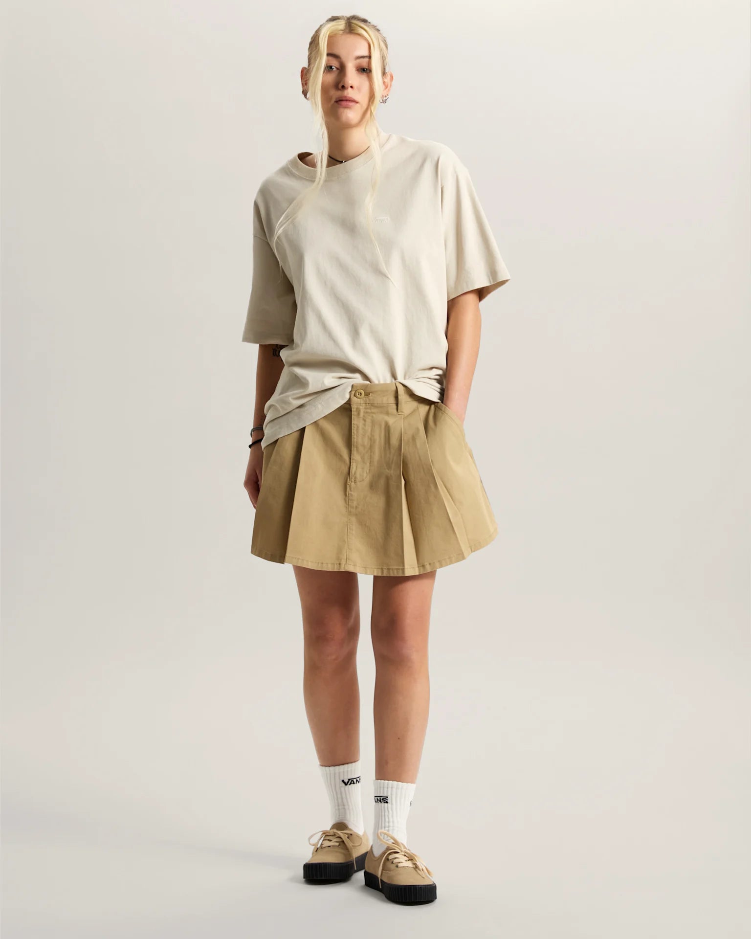 VANS Authentic Chino Mini Skirt Incense Szoknya VN000VFN4MG1 - 6