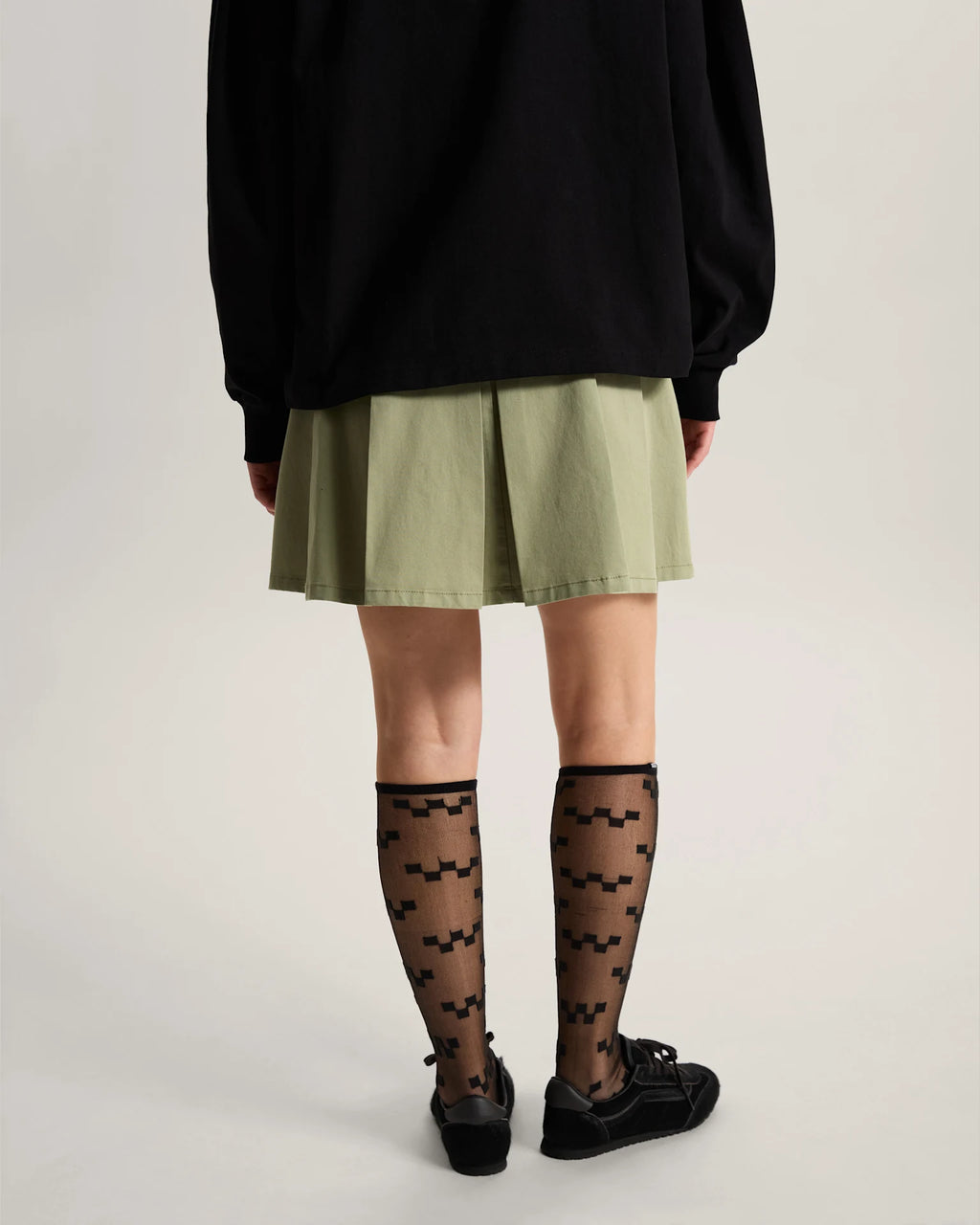 VANS Authentic Chino Mini Skirt Soft Sage Szoknya VN000VFNFSG1 - 4