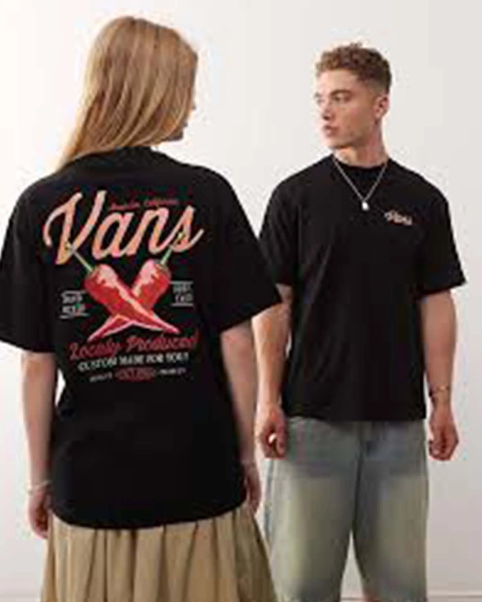 VANS LOCAL SPICE LOOSE S/S Black kép 3
