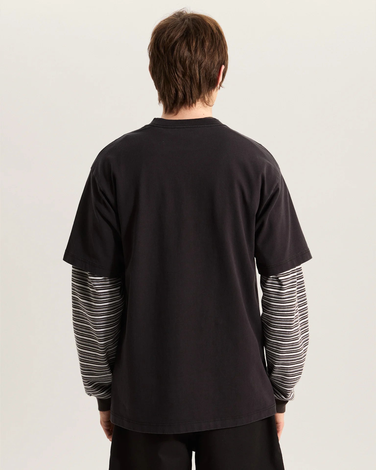 VANS COMMITMENT 4 DUMMIES LOOSE SS TEE Black Póló VN000VY5BLK1 - 4