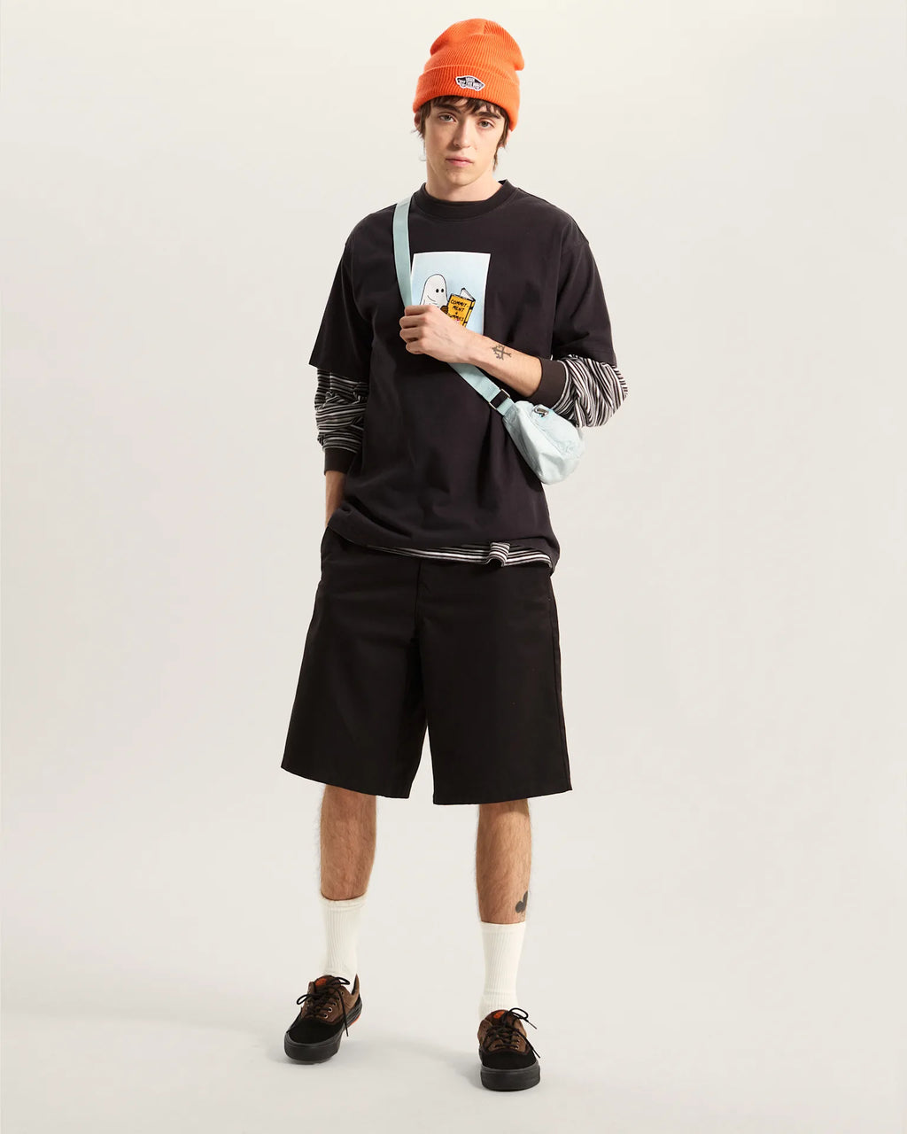 VANS COMMITMENT 4 DUMMIES LOOSE SS TEE Black Póló VN000VY5BLK1 - 5