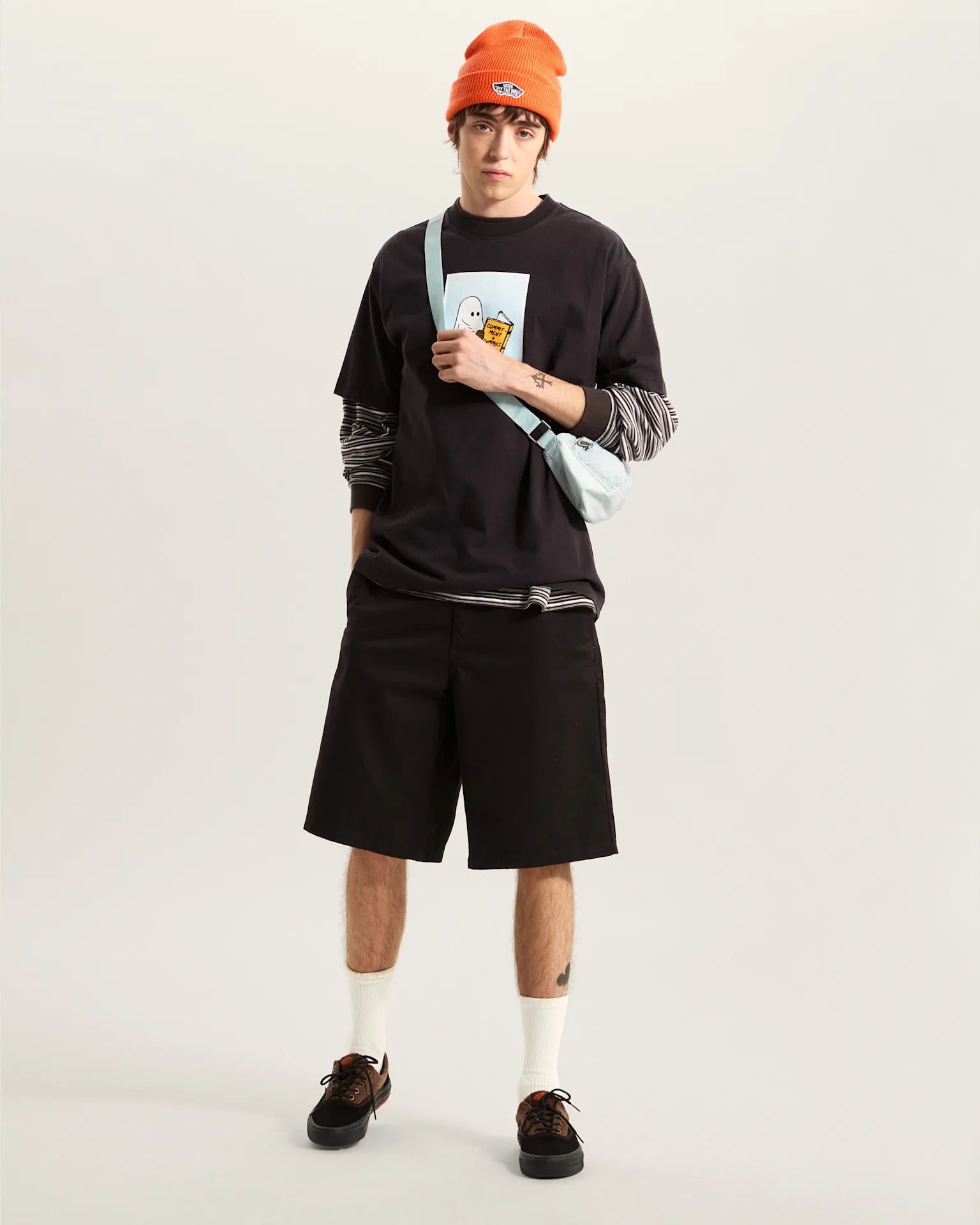 VANS COMMITMENT 4 DUMMIES LOOSE SS TEE Black Póló VN000VY5BLK1 - 5