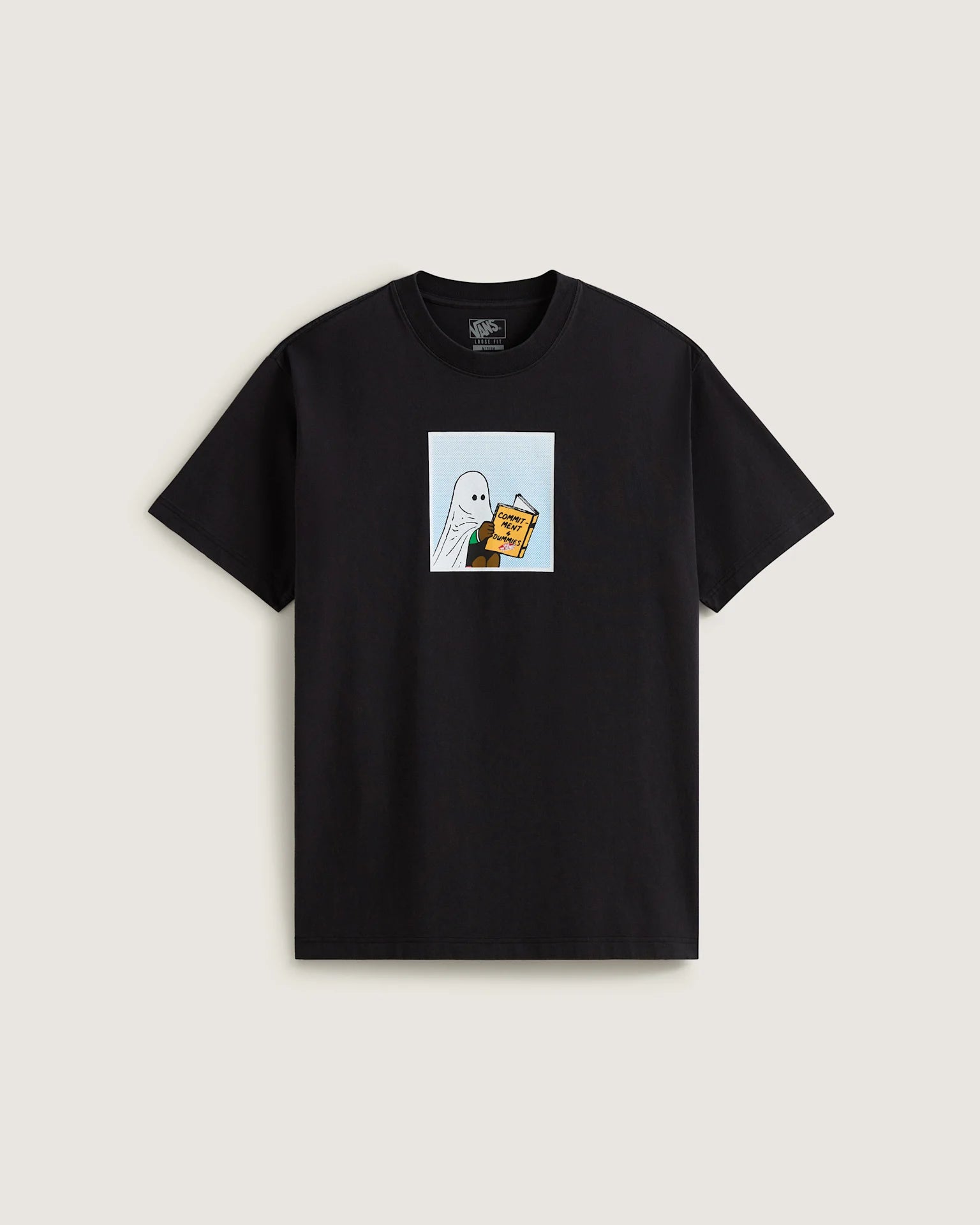 VANS COMMITMENT 4 DUMMIES LOOSE SS TEE Black Póló VN000VY5BLK1 - 1