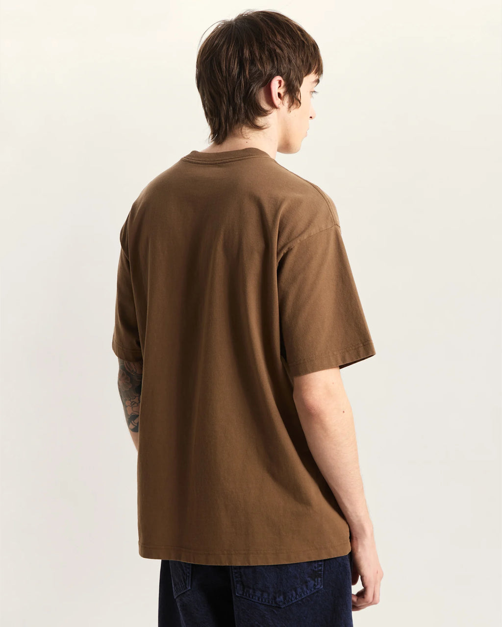 VANS COMMITMENT 4 DUMMIES LOOSE SS TEE Vintage Cocoa Póló VN000VY5FST1 - 4