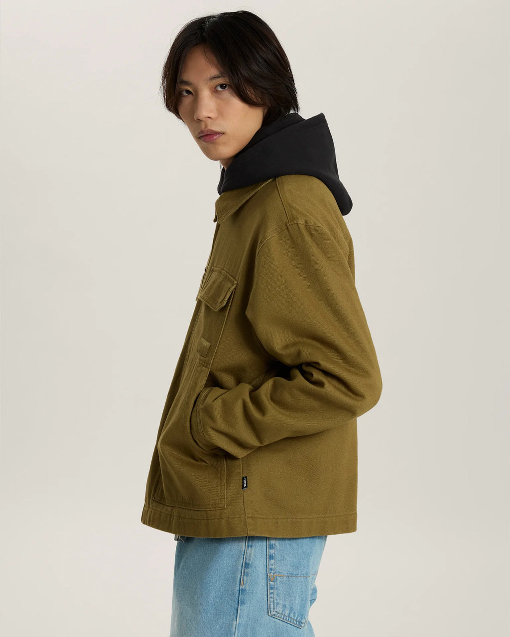 Vans McAvoy II Zip Station Jacket Olive Brown Textil VN000W50OVB1 - 5