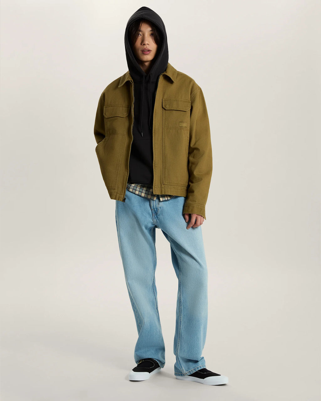 Vans McAvoy II Zip Station Jacket Olive Brown Textil VN000W50OVB1 - 6