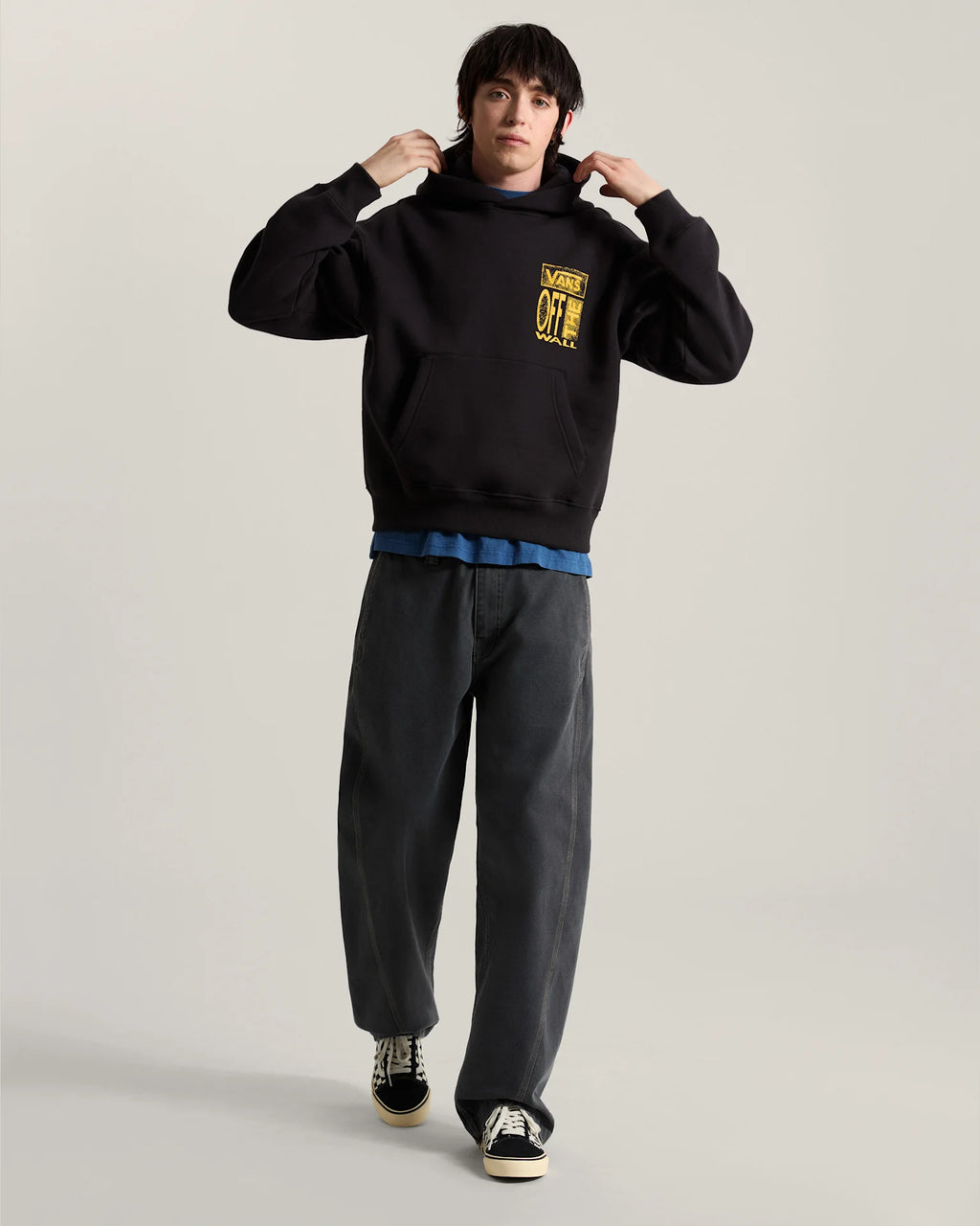 Vans Cut and Paste Pullover Black Textil VN000WTNBLK1 - 6