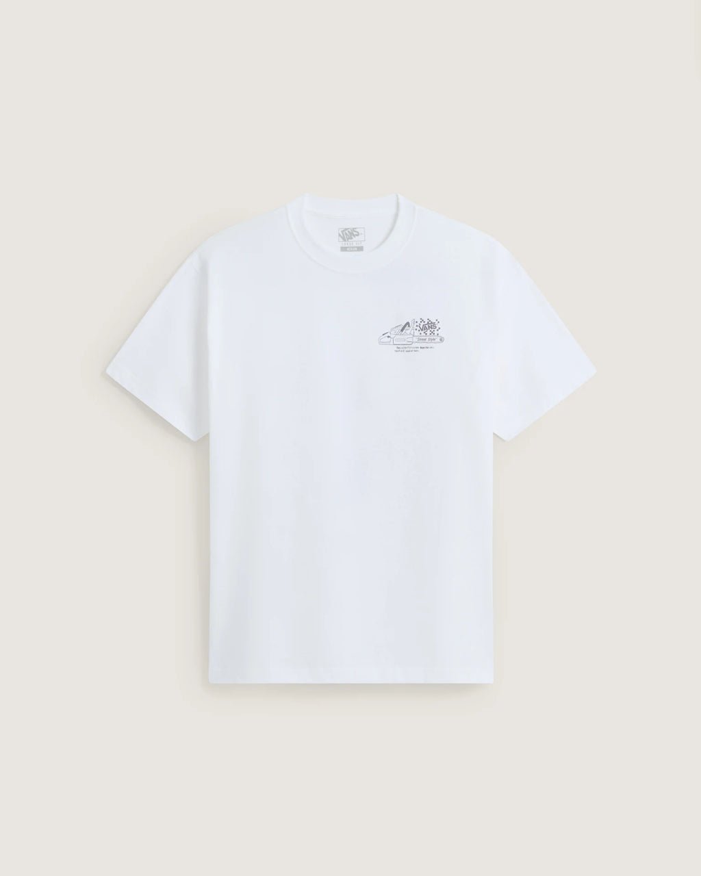 Vans Dirt Trip SS Tee White Textil VN000X02WHT1 - 1