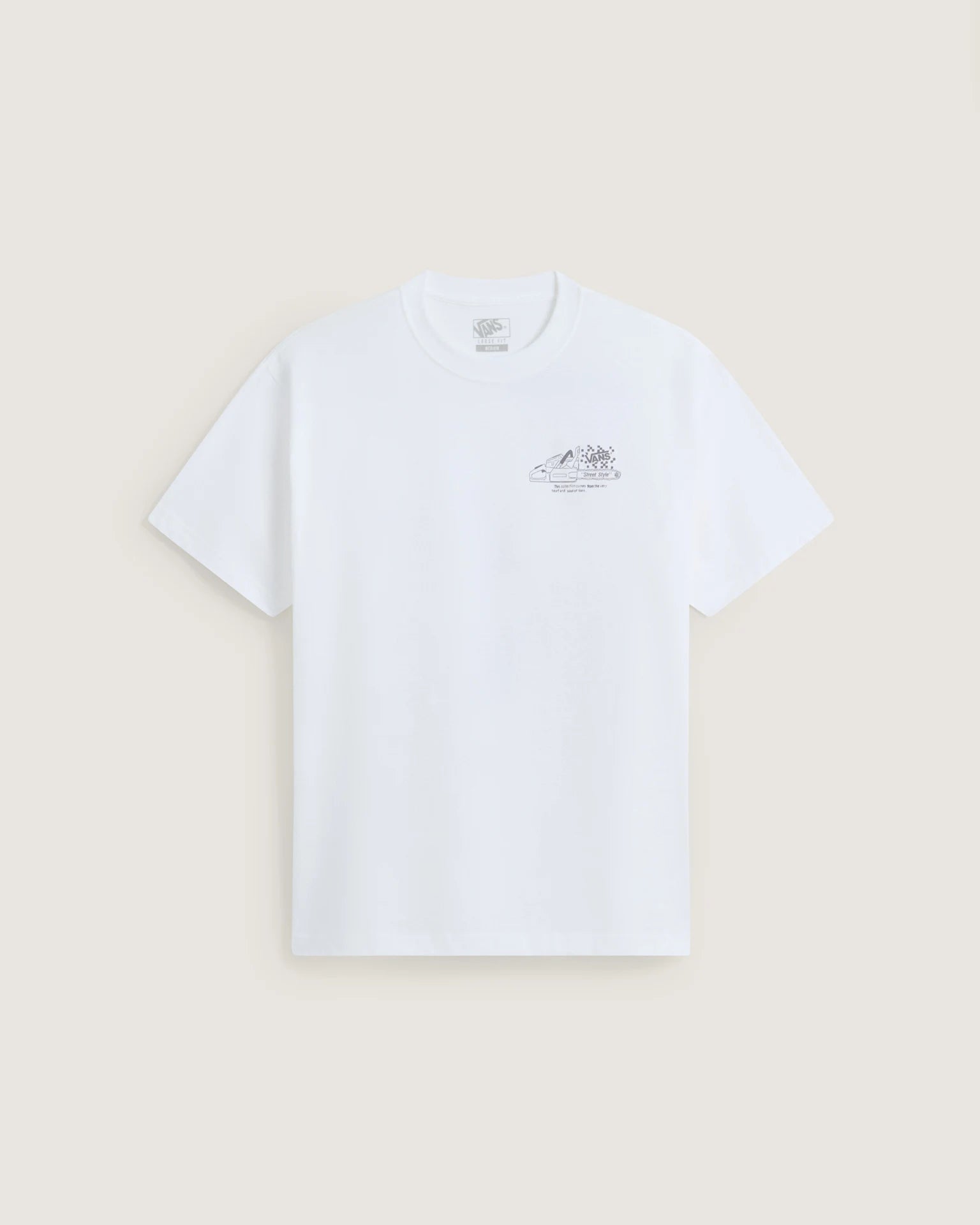 Vans Dirt Trip SS Tee White Textil VN000X02WHT1 - 1