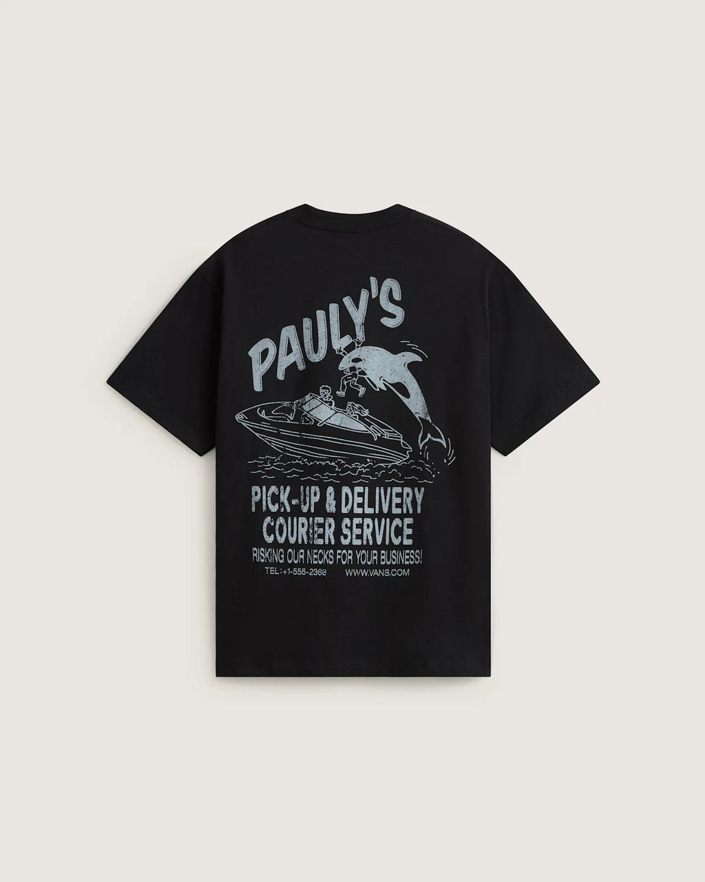 Vans Pauly's Delivery SS Tee Black Textil VN000X27BLK1 - 2