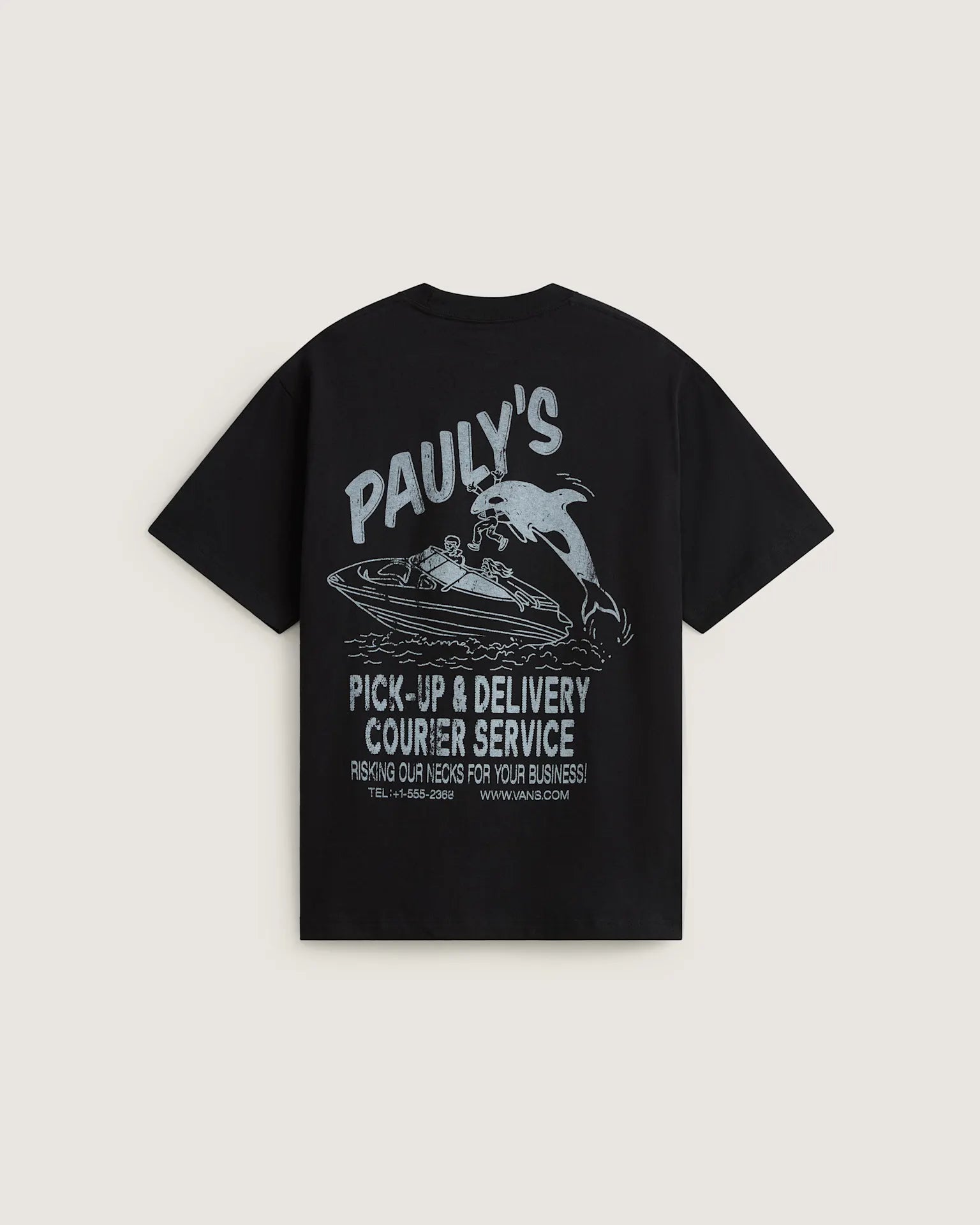 Vans Pauly's Delivery SS Tee Black Textil VN000X27BLK1 - 2