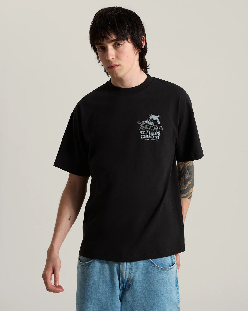 Vans Pauly's Delivery SS Tee Black Textil VN000X27BLK1 - 3