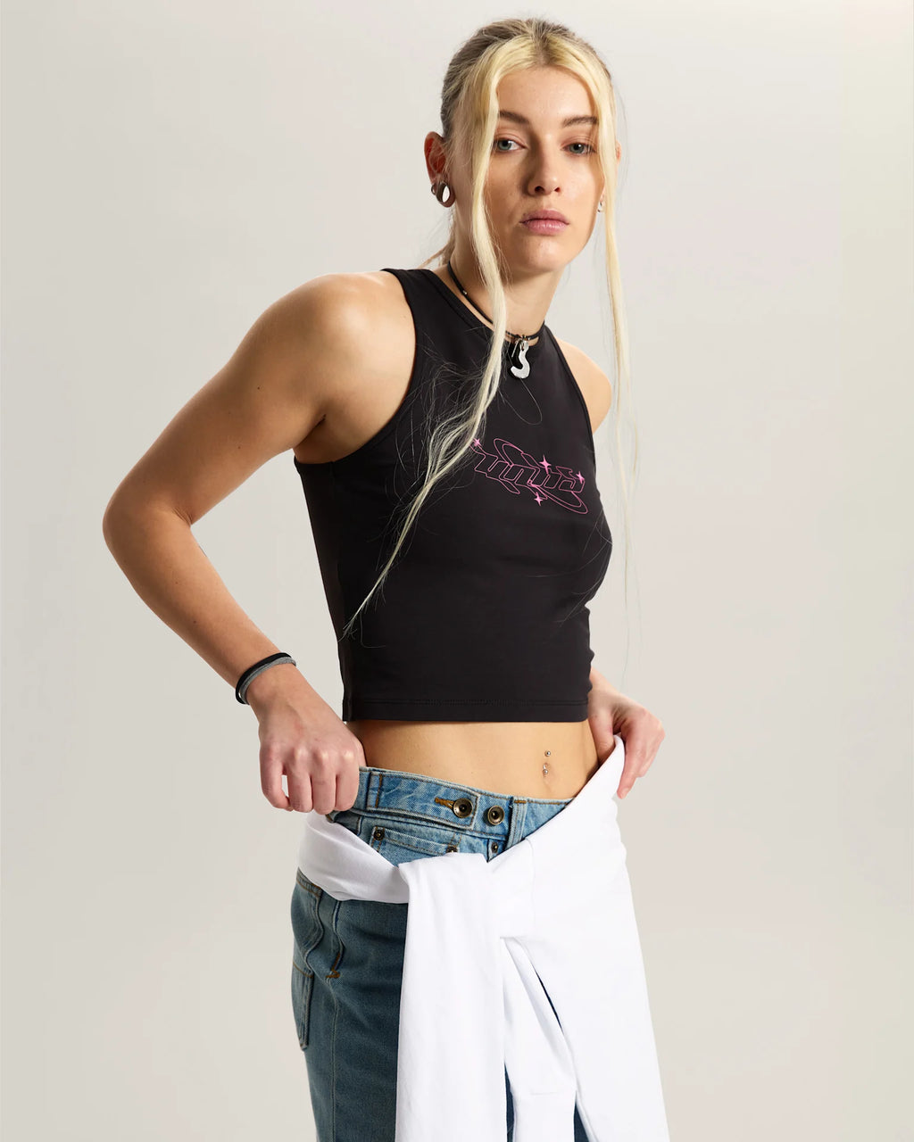 VANS Y2K STAR TANK Black Trikó VN000XDRBLK1 - 3