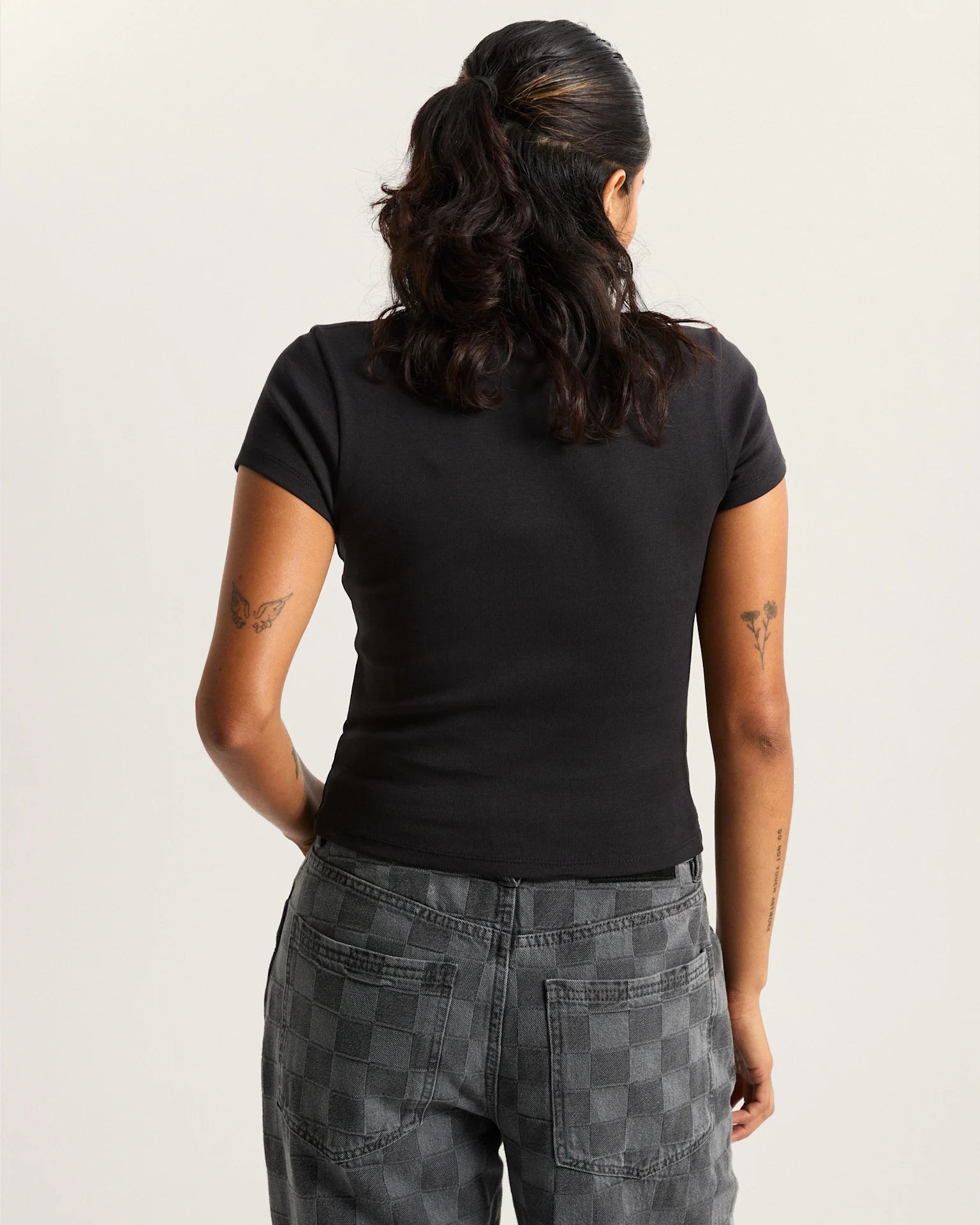 VANS SOFT LIFE BABY TEE Black Póló VN000XDUBLK1 - 4