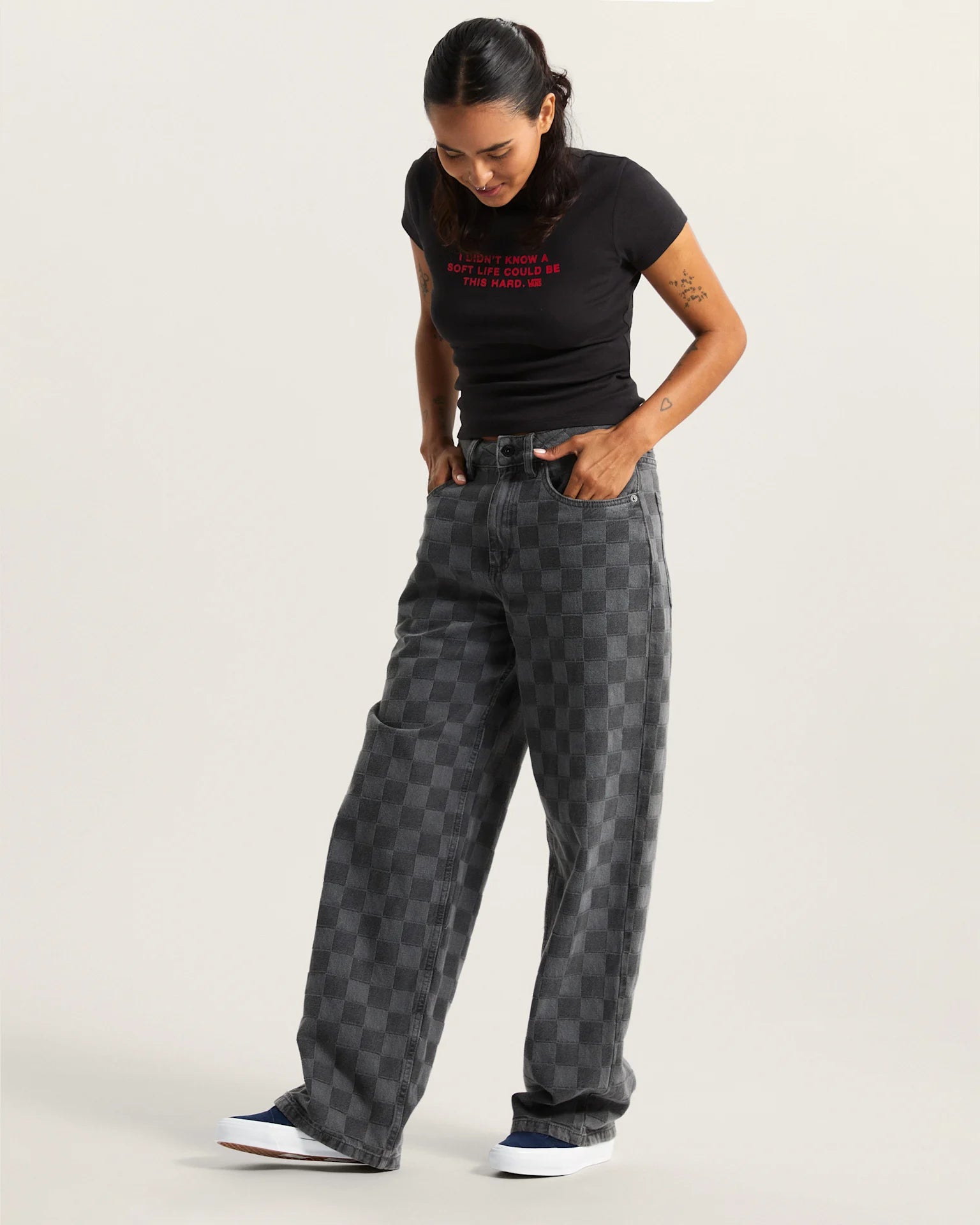 VANS SOFT LIFE BABY TEE Black Póló VN000XDUBLK1 - 5