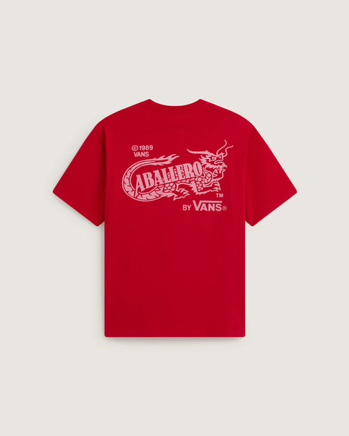 VANS Caballero SS Tee RACING RED Póló VN000XHBIZQ1 - 2