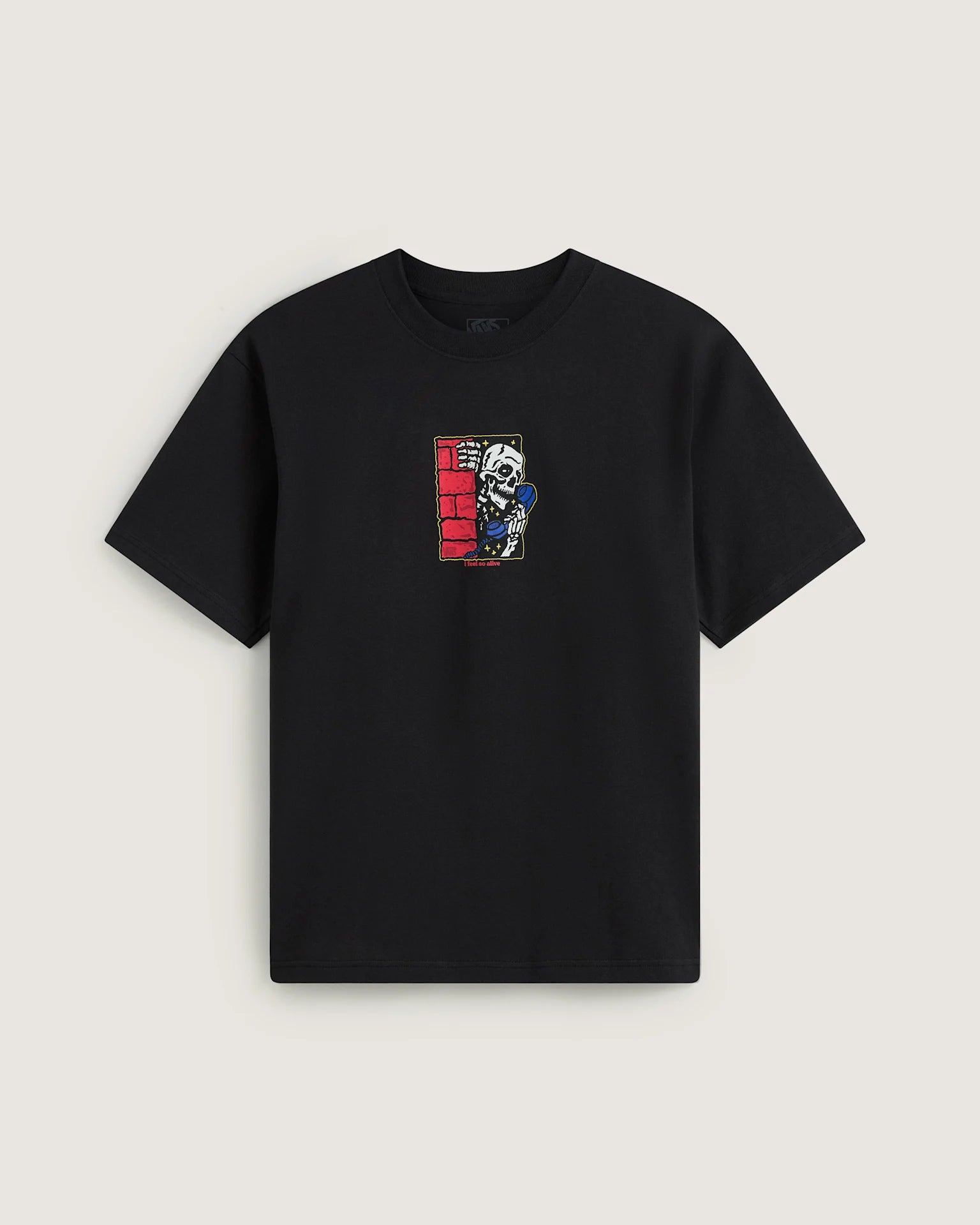 VANS Feel So Alive SS Tee Black Póló VN000XHSBLK1 - 1