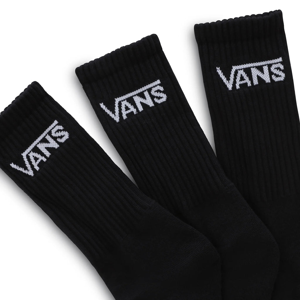 VANS MN CLASSIC CREW (6.5-9, 3PK) Black kép 2
