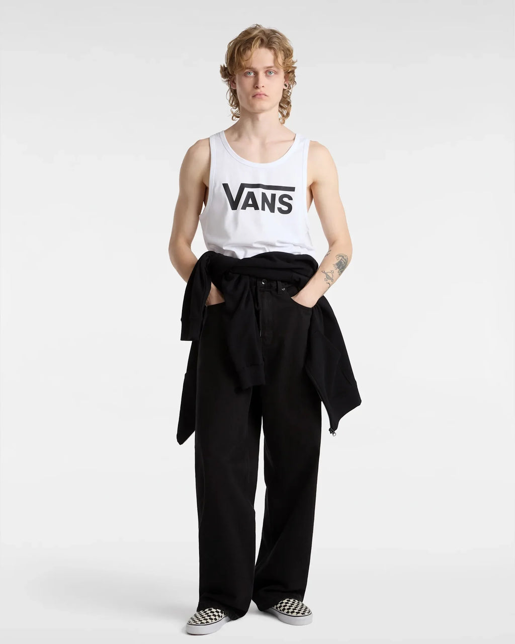 VANS VANS CLASSIC TANK White/Black VN000Y8VYB21 - 5