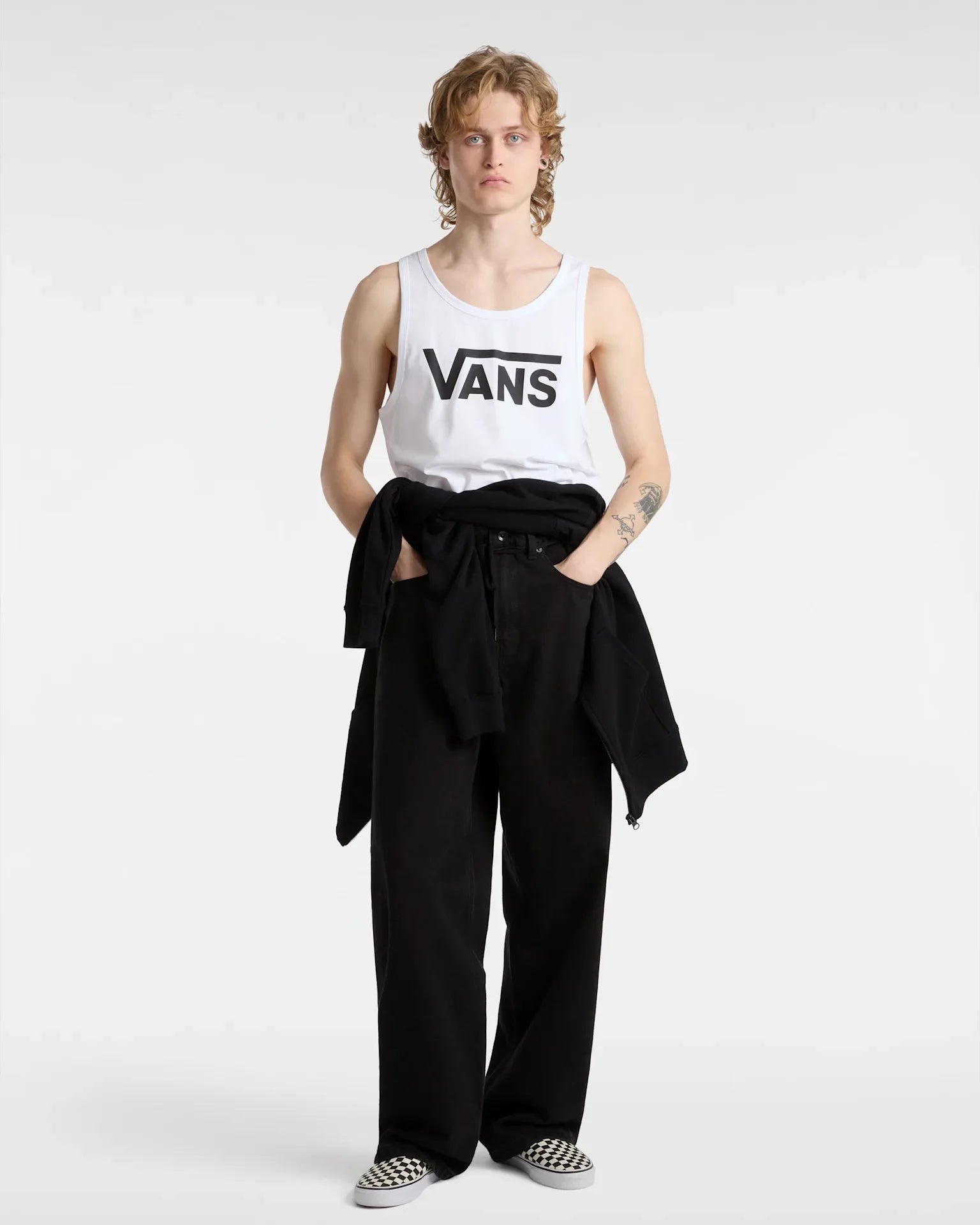VANS VANS CLASSIC TANK White/Black VN000Y8VYB21 - 5