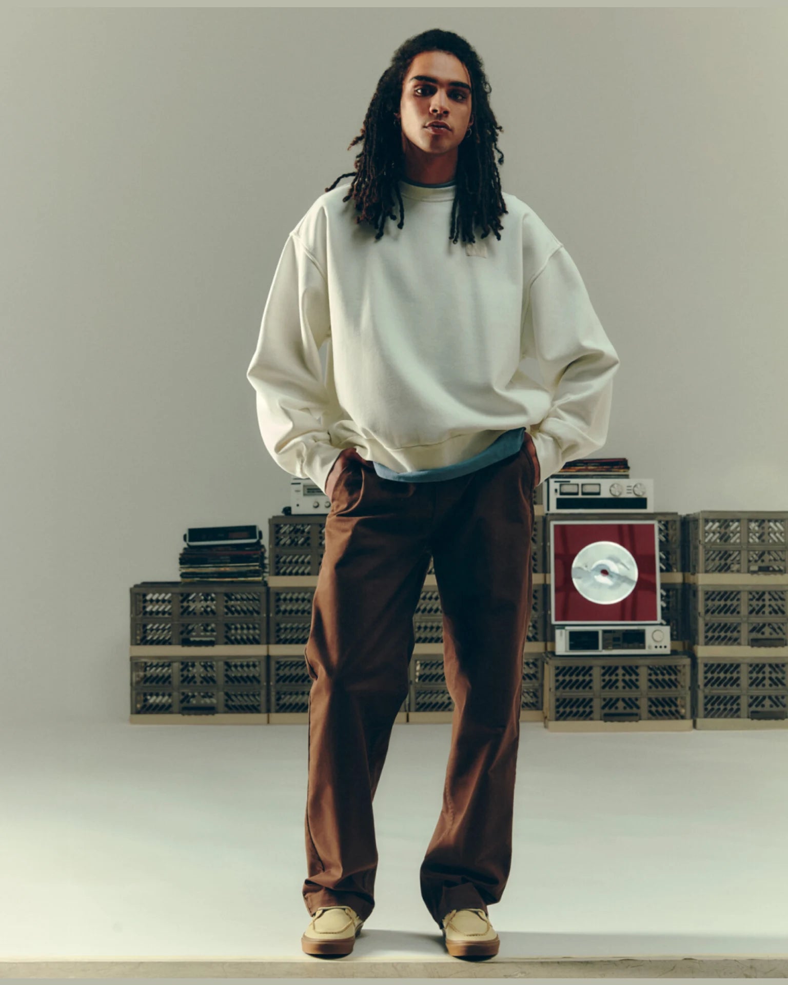 VANS 2-Eyelet Boat Shoe LEATHER Tan Cipő VN000Z11TAN1 - 2