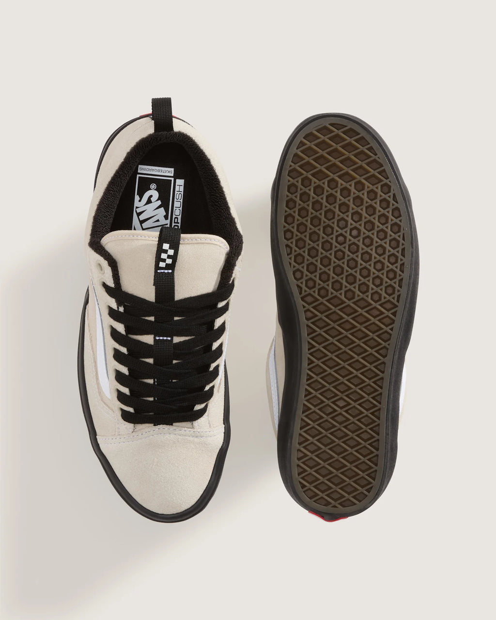 VANS Skate Old Skool 36 + OATMEAL/BLACK Cipő VN000Z3SZO21 - 3